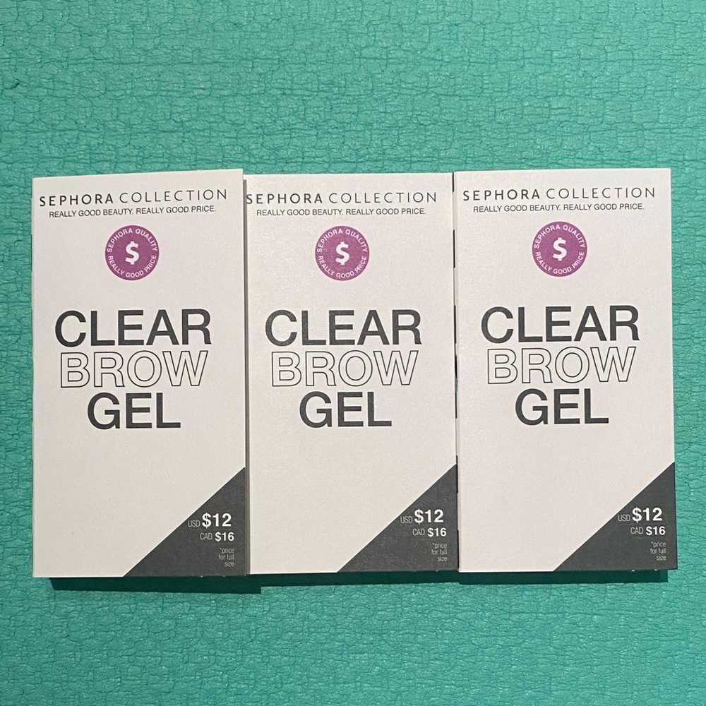🔥3 BRAND NEW SAMPLES SEPHORA CLEAR BROW GEL🔥